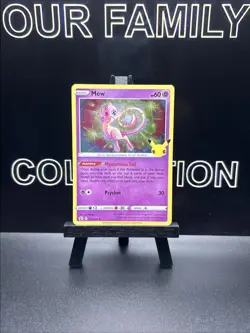 ✨ Pokemon Celebrations Set! Mew 011/025 Holo Rare Card 2021 Near Mint ✨ - Image 1