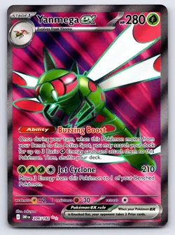 Yanmega ex 206/182 Ultra Rare Destined Rivals Pokemon Near Mint - Image 1