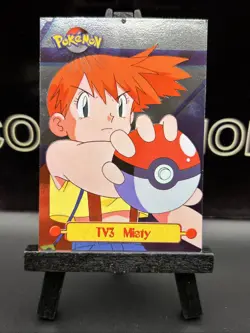 Misty #TV3 CGC 1999 Topps Pokemon Character Cards Series Foil LP - Image 2