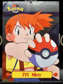Misty #TV3 CGC 1999 Topps Pokemon Character Cards Series Foil LP - Image 3