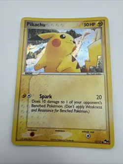 Pikachu 13/17 Holo POP Series 4 2006 Pokemon. Moderately Played. - Image 1