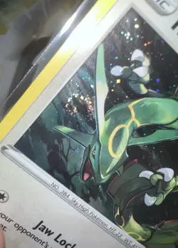 Pokemon TCG Rayquaza - SWSH029 Sword & Shield Black Star Promo NM DOUBLE SWIRL - Image 2