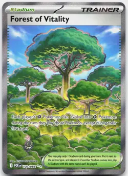 Forest of Vitality 109/088 Ultra Rare Perfect Order Pokemon Near Mint - Image 1
