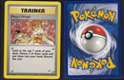 Misty's Wrath 114/132 Uncommon Gym Heroes Pokemon LP - Image 3