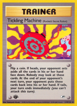 Tickling Machine 119/132 Uncommon Gym Heroes Pokemon LP - Image 4