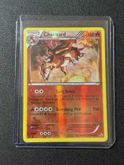 2013 Pokemon B & W Charizard Legendary Treasures Cosmo Holo # 19/113 Very Rare - Image 1