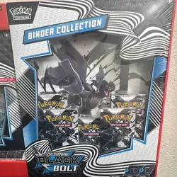 Pokemon TCG Scarlet & Violet Black Bolt & White Flare 2-Box Binder Poster - Image 3