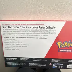Pokemon TCG Scarlet & Violet Black Bolt & White Flare 2-Box Binder Poster - Image 4