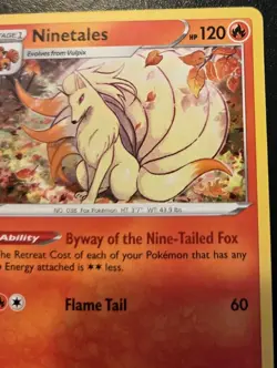 Ninetales 031/264 Uncommon Sword & Shield: Fusion Strike Pokemon TCG - Image 3