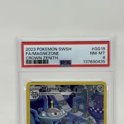 Pokemon TCG Magnezone GG18/GG70 Crown Zenith Full Art Ultra Rare Holo PSA 8 - Image 2