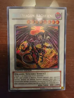 Red Dragon Archfiend #CT05-EN002 Yugioh Secret Rare Limited Edition Lightly Play - Image 1