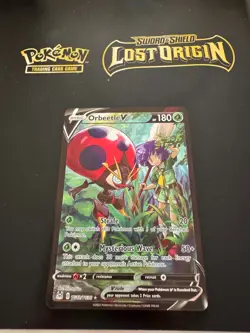 Orbeetle V Full-Art Trainer Gallery POKEMON CARD LOST ORIGIN - TG12/TG30 NM - Image 1