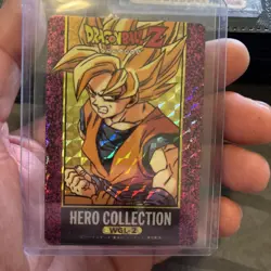 Dragon Ball Z Hero Collection Series 4 Artbox Prism Holo Card - Image 1