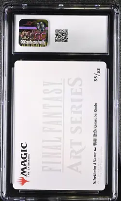 CGC 10 Gem Mint Nibelheim Aflame 35/53 Gold-stamped Signature MTG - Image 2