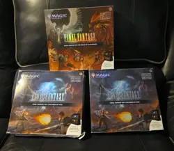 Final Fantasy MTG Scene Boxes - VIII Children Of Fate & IX Siege Of Alexandria - Image 1