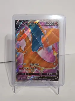 Pokemon TCG Charizard v SWSH050 Black Star Promo - Image 1