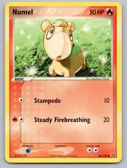 Numel 58/106 Common Emerald Pokemon Lightly Played - Image 1