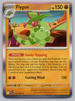 Flygon 053/094 Rare Phantasmal Flames Pokemon Holo Near Mint - Image 1