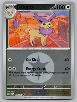 Delcatty (Energy Symbol) 166/217 Holo Ascended Heroes Pokemon Reverse Holo NM - Image 1