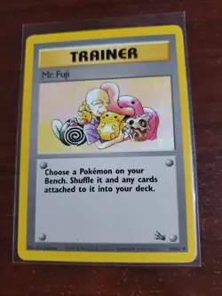Mr. Fuji #58/62 Pokemon Fossil 1999 Uncommon Trainer - Image 1