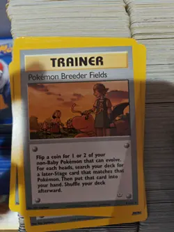Pokemon TCG English Vintage Trainer Pokemon Breeder Fields Neo Revelation - LP+ - Image 1