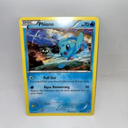 Phione 36/113 Rare Legendary Treasures Pokemon Lightly Played - Image 1