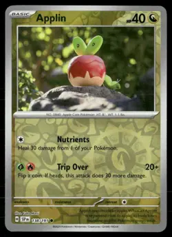 Applin Surging Sparks 138 Reverse Holo Pokemon Near Mint - Image 1