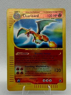 2002 Pokemon Expedition Charizard Reverse Holo 6/165 - Image 1