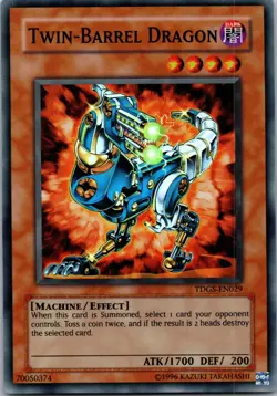 Yugioh Twin-Barrel Dragon TDGS-EN029 Super Rare NM - Image 1