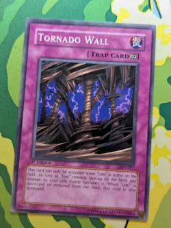 Tornado Wall Yu-Gi-Oh! TCG Labyrinth of Nightmare LON-023 1st Edition Common LP - Image 1