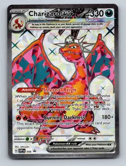 Pokemon TCG Charizard ex Holo Promo SV: Scarlet & Violet Promo Cards 056 - Image 1