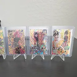 Super Dragon Ball Heroes Bandai Son Goku Vegetto Salsa Card Lot 5 Holo Japanese - Image 2
