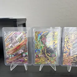 Super Dragon Ball Heroes Bandai Son Goku Vegetto Salsa Card Lot 5 Holo Japanese - Image 3