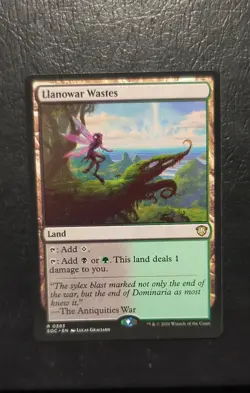 Llanowar Wastes Commander: Secrets of Strixhaven Regular - Image 1