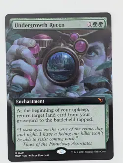 MTG - Undergrowth Recon - MKM - M - Ext Art - 411 - Image 1
