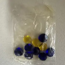 VINTAGE Pokemon COUNTERS 1999 blue, and yellow stones SEALED UNOPENED - Image 1
