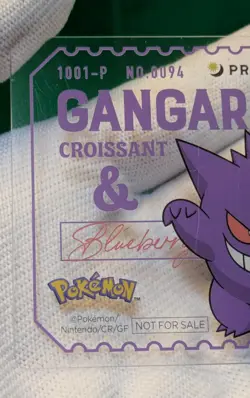 2025 PRONTO POKEMON SPECIAL MENU POKEMON ORIG CLEAR CARD GENGAR - Image 3