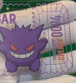 2025 PRONTO POKEMON SPECIAL MENU POKEMON ORIG CLEAR CARD GENGAR - Image 4
