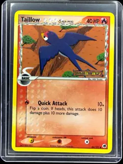 Taillow (Delta Species) 66/101 Dragon Frontiers Reverse Holo Pokemon MP - Image 1
