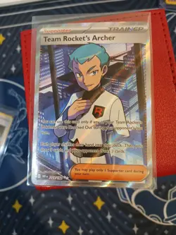 Pokemon TCG Penny Paldean Fates Trainer Holo Card 239/091 Illustration Rare NM - Image 3