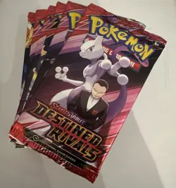Pokemon TCG Destined Rivals Booster Packs - X10 - New and Fully Sealed - Image 1