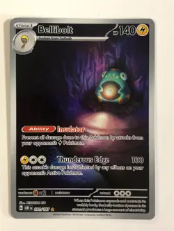 Pokemon TCG Obsidian Flames Alt Art Bellibolt 201/197 Near Mint - Image 1