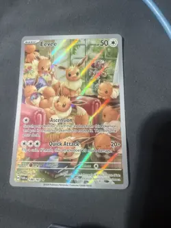 Pokemon Eevee - SV06: Twilight Masquerade TWM Holo 188/167 NM Illustration Rare - Image 1