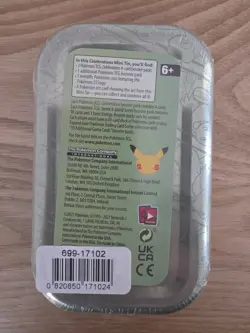 Pokemon TCG Celebrations Mini Tin Brand New Factory Seal Snivy Tepig Oshawott - Image 2