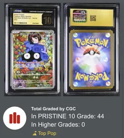 Erika's Tangela 743/742 Holo Start Deck 100 Battle 2025 Pokemon CGC Pristine 10 - Image 3