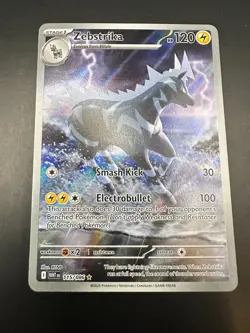 Pokemon TCG Zebstrika 115/086 Illustration Rare White Flare - Image 1