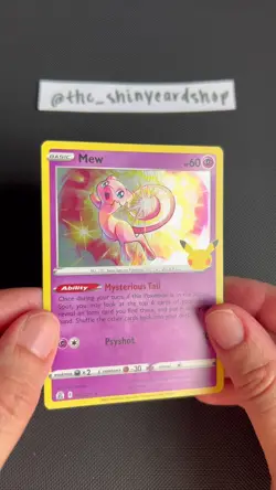 Mew 011/025 HOLO | Pokemon Celebrations | Near Mint Condition - Image 2
