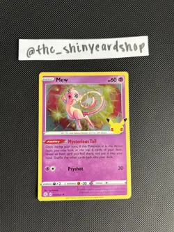 Mew 011/025 HOLO | Pokemon Celebrations | Near Mint Condition - Image 3