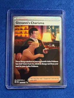Giovanni's Charisma 204/165 Pokemon 151 Special Illustration Rare Near Mint - Image 1