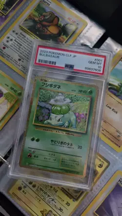 Pokemon Bulbasaur 001/032 Japanese Classic Holo CLF 2023 Voltorb PSA 10 - Image 1